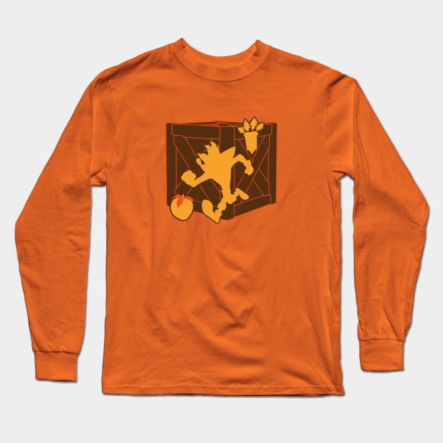 Wumpa Hoarder Long Sleeve T-Shirt by chriskirknielsen